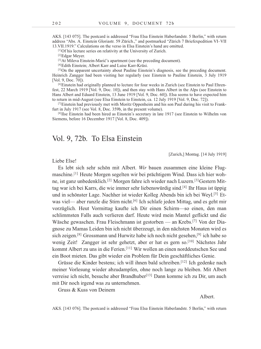 Volume 10: The Berlin Years: Correspondence May-December 1920 / Supplementary Correspondence 1909-1920 page 202
