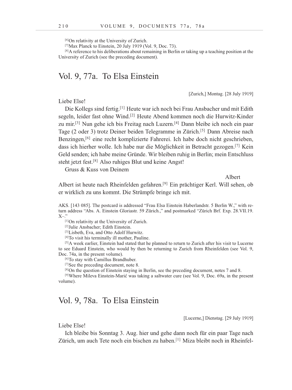 Volume 10: The Berlin Years: Correspondence May-December 1920 / Supplementary Correspondence 1909-1920 page 210