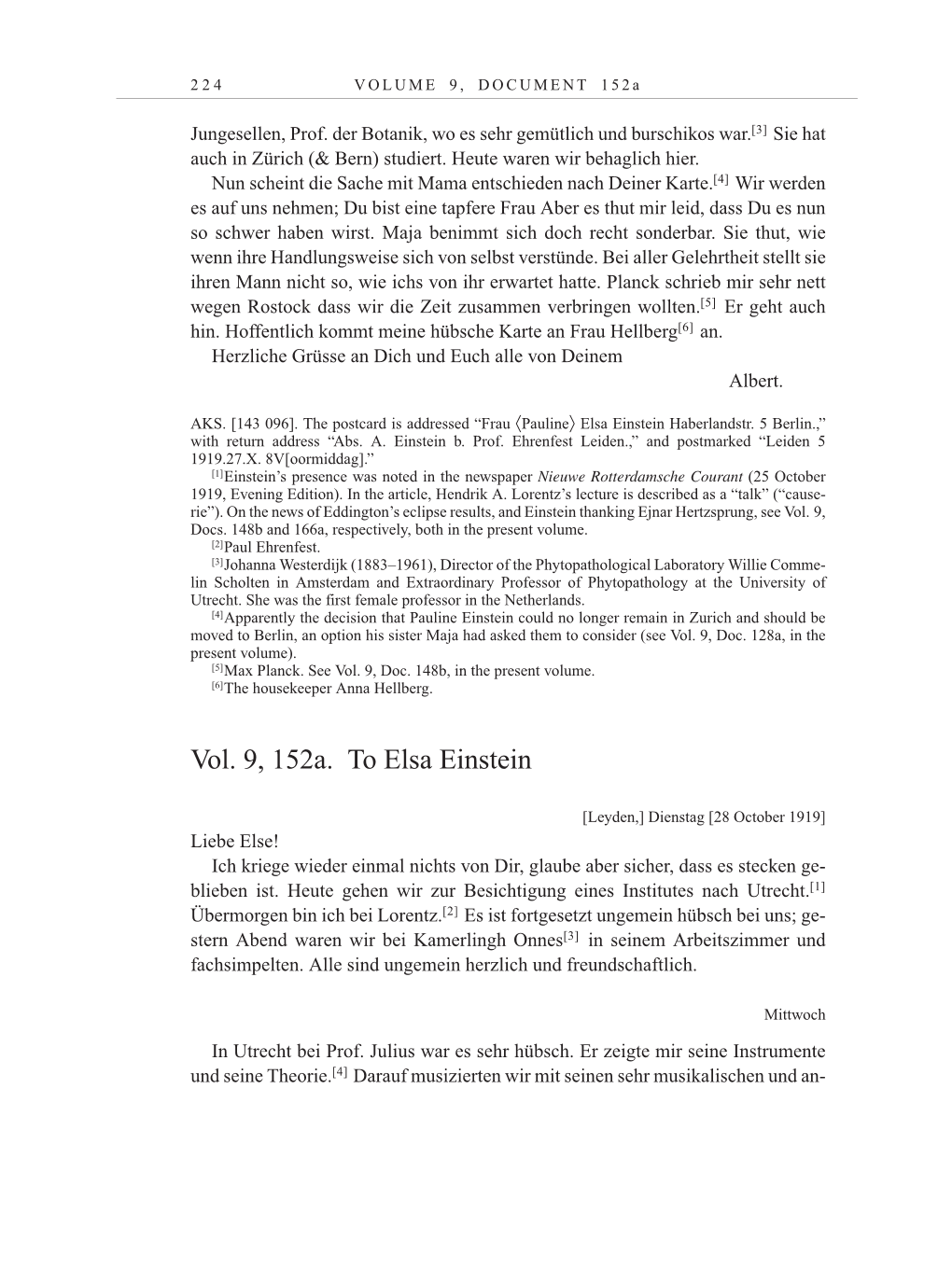 Volume 10: The Berlin Years: Correspondence May-December 1920 / Supplementary Correspondence 1909-1920 page 224