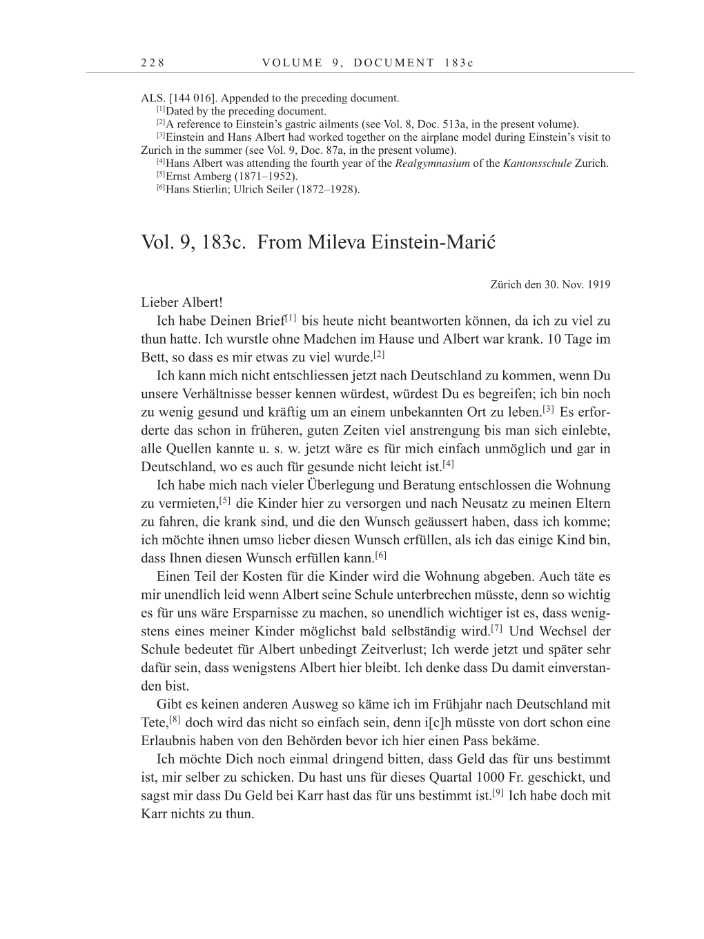 Volume 10: The Berlin Years: Correspondence May-December 1920 / Supplementary Correspondence 1909-1920 page 228