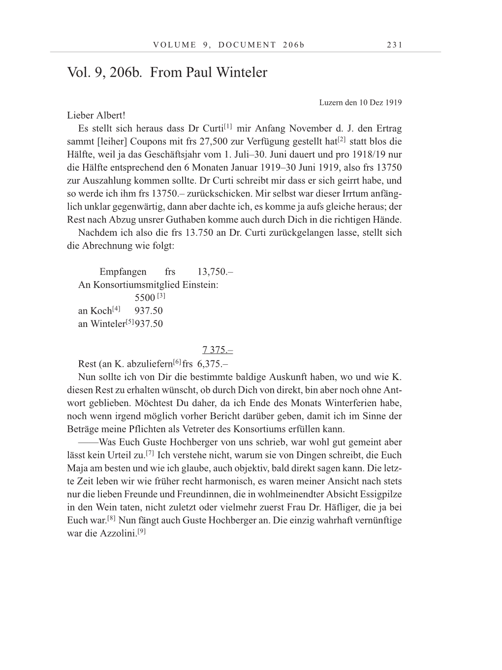 Volume 10: The Berlin Years: Correspondence May-December 1920 / Supplementary Correspondence 1909-1920 page 231