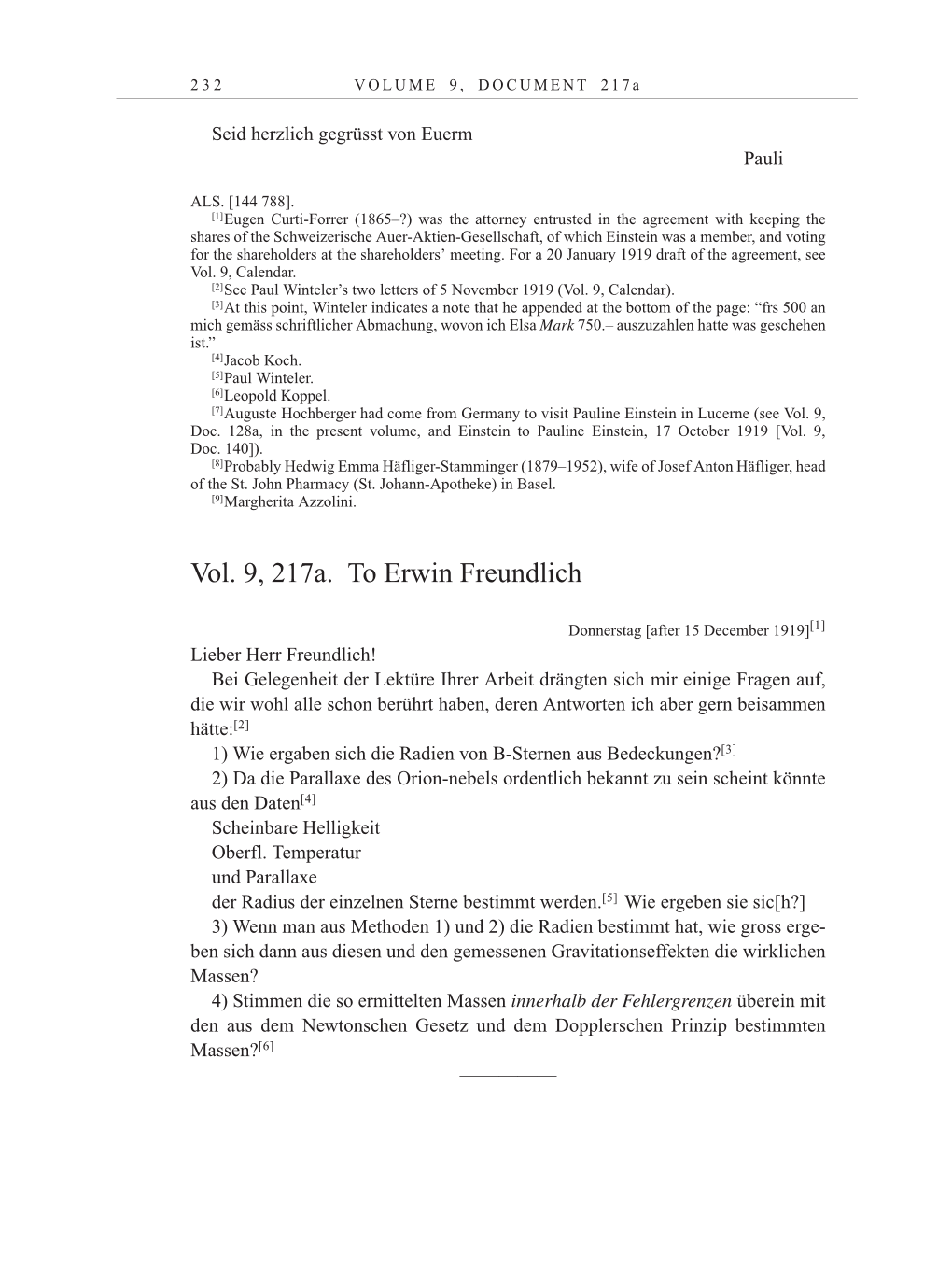 Volume 10: The Berlin Years: Correspondence May-December 1920 / Supplementary Correspondence 1909-1920 page 232