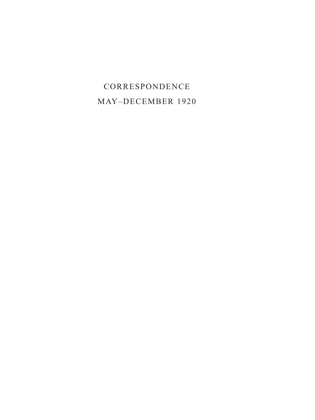 Volume 10: The Berlin Years: Correspondence May-December 1920 / Supplementary Correspondence 1909-1920 page 239