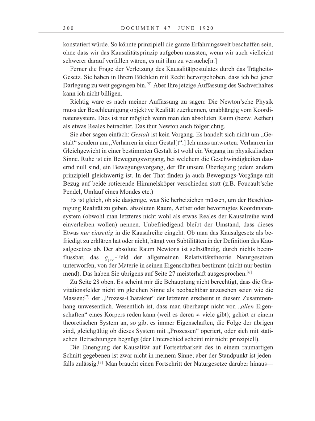 Volume 10: The Berlin Years: Correspondence May-December 1920 / Supplementary Correspondence 1909-1920 page 300