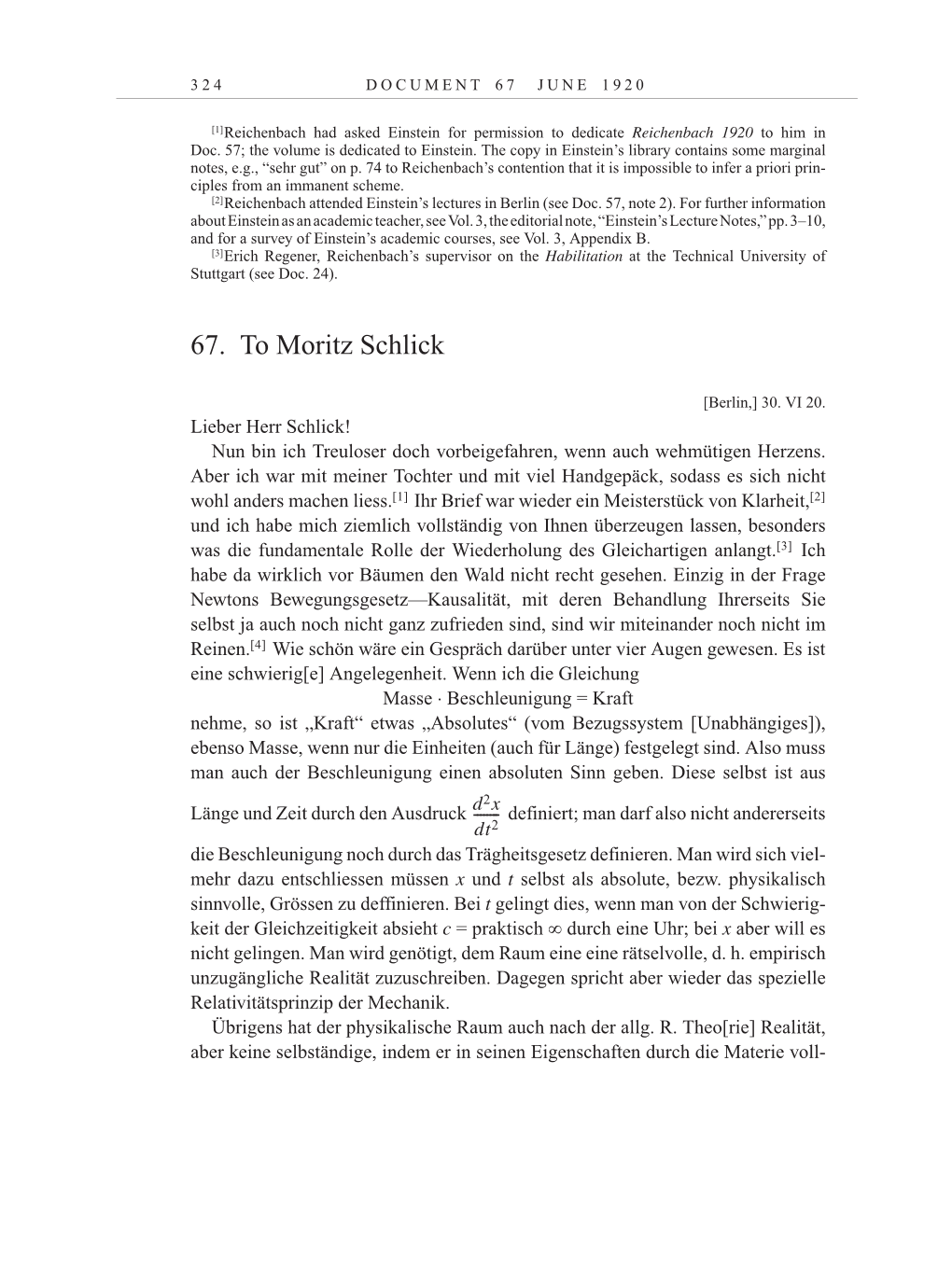 Volume 10: The Berlin Years: Correspondence May-December 1920 / Supplementary Correspondence 1909-1920 page 324