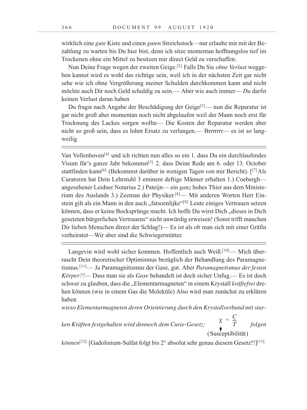 Volume 10: The Berlin Years: Correspondence May-December 1920 / Supplementary Correspondence 1909-1920 page 366