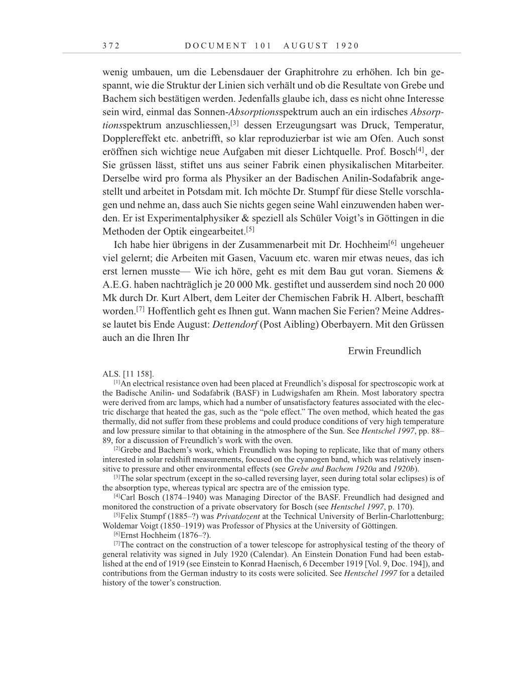 Volume 10: The Berlin Years: Correspondence May-December 1920 / Supplementary Correspondence 1909-1920 page 372
