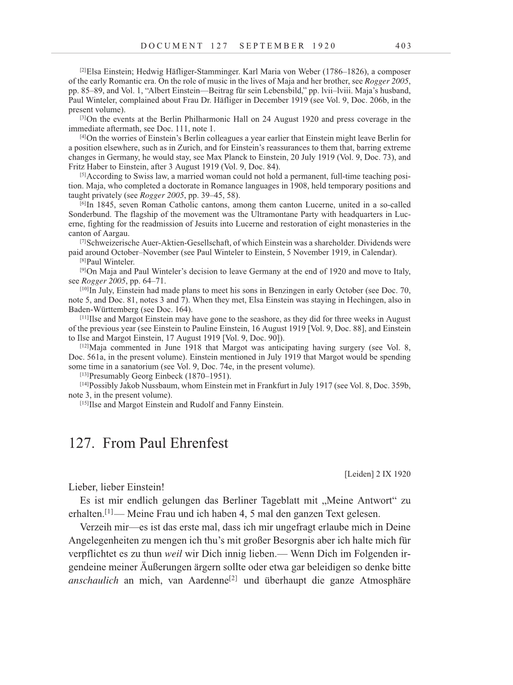 Volume 10: The Berlin Years: Correspondence May-December 1920 / Supplementary Correspondence 1909-1920 page 403