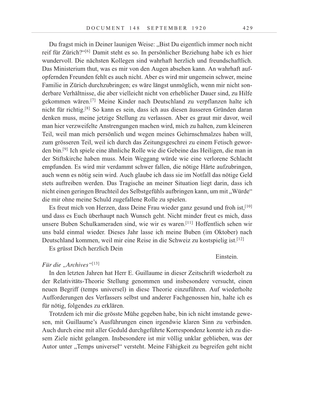 Volume 10: The Berlin Years: Correspondence May-December 1920 / Supplementary Correspondence 1909-1920 page 429