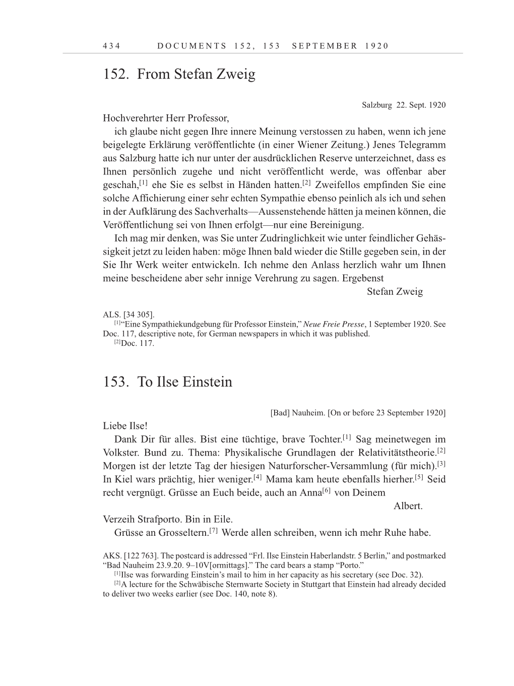 Volume 10: The Berlin Years: Correspondence May-December 1920 / Supplementary Correspondence 1909-1920 page 434