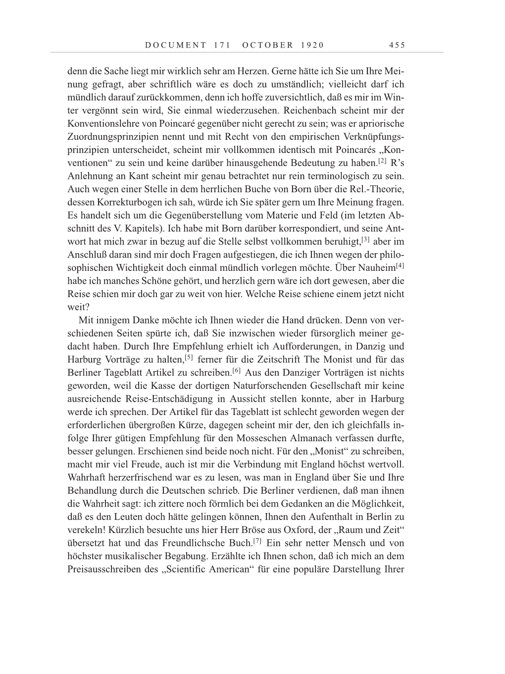 Volume 10: The Berlin Years: Correspondence May-December 1920 / Supplementary Correspondence 1909-1920 page 455