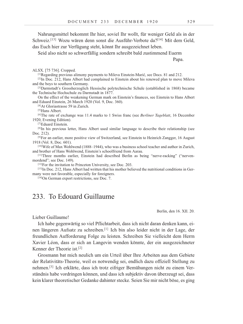 Volume 10: The Berlin Years: Correspondence May-December 1920 / Supplementary Correspondence 1909-1920 page 529
