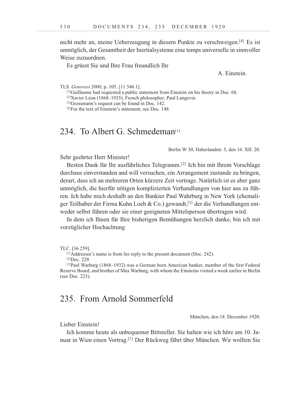 Volume 10: The Berlin Years: Correspondence May-December 1920 / Supplementary Correspondence 1909-1920 page 530