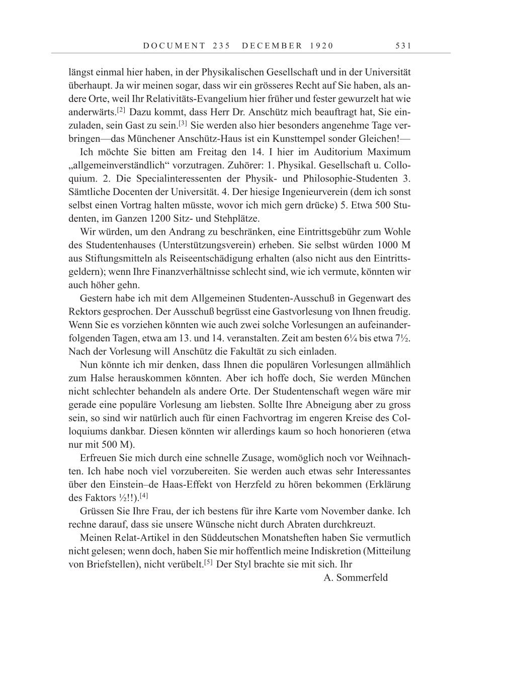 Volume 10: The Berlin Years: Correspondence May-December 1920 / Supplementary Correspondence 1909-1920 page 531