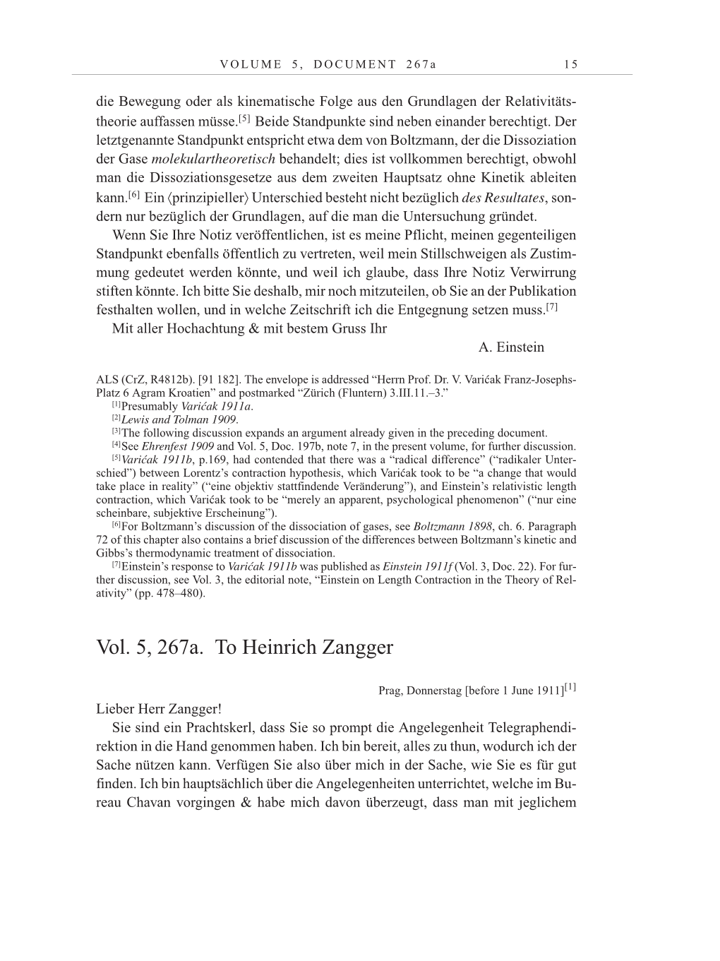 Volume 10: The Berlin Years: Correspondence May-December 1920 / Supplementary Correspondence 1909-1920 page 15
