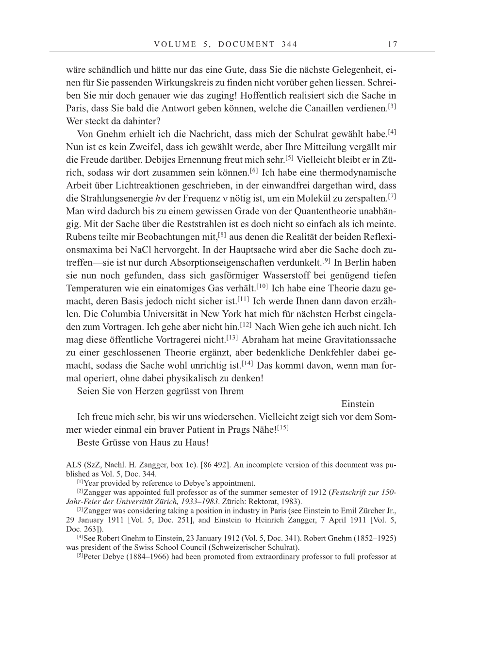 Volume 10: The Berlin Years: Correspondence May-December 1920 / Supplementary Correspondence 1909-1920 page 17