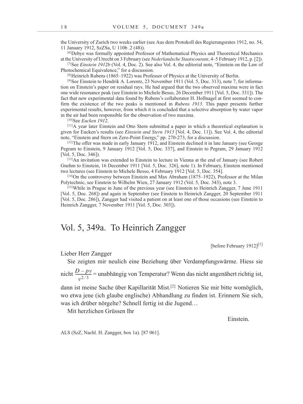 Volume 10: The Berlin Years: Correspondence May-December 1920 / Supplementary Correspondence 1909-1920 page 18