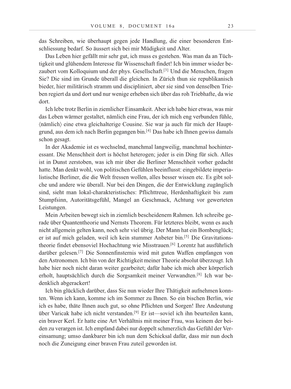 Volume 10: The Berlin Years: Correspondence May-December 1920 / Supplementary Correspondence 1909-1920 page 23