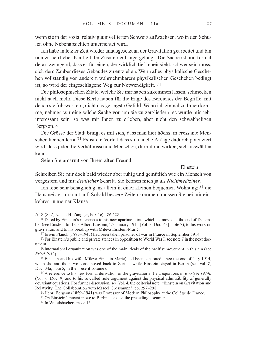 Volume 10: The Berlin Years: Correspondence May-December 1920 / Supplementary Correspondence 1909-1920 page 27