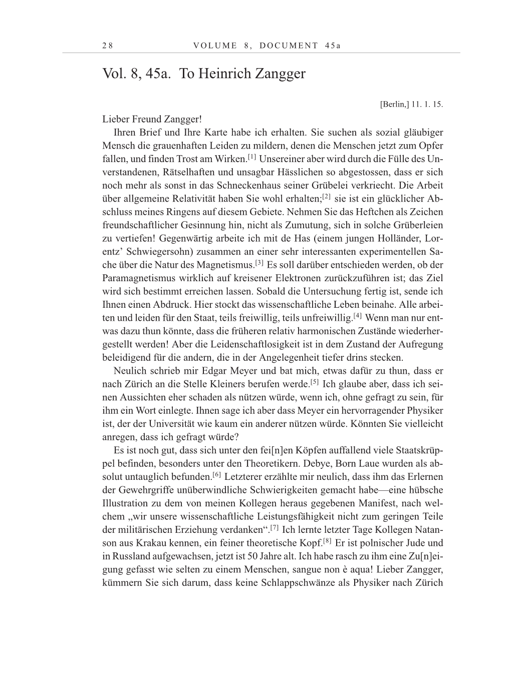 Volume 10: The Berlin Years: Correspondence May-December 1920 / Supplementary Correspondence 1909-1920 page 28