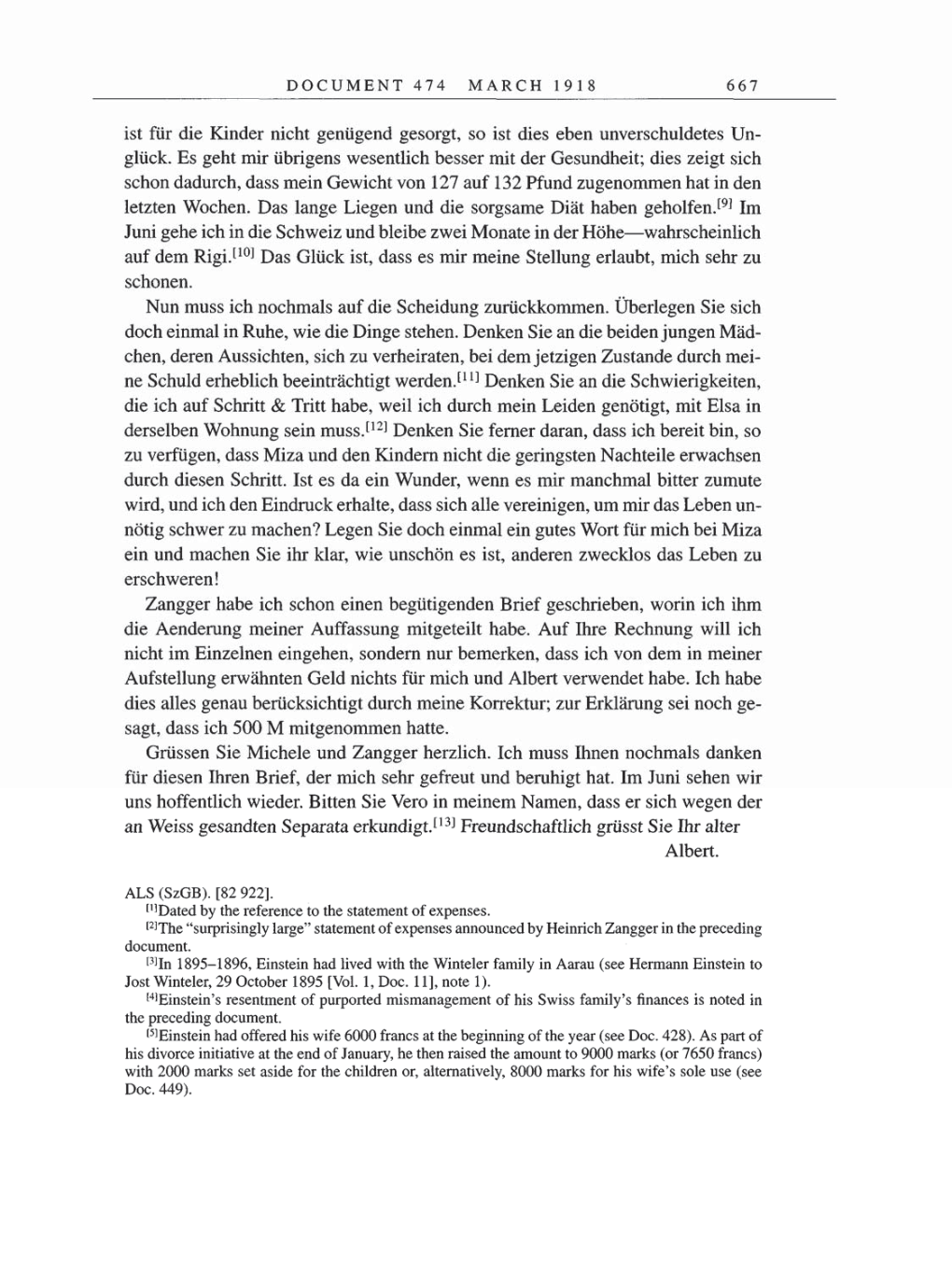 Volume 8, Part B: The Berlin Years: Correspondence 1918 page 667