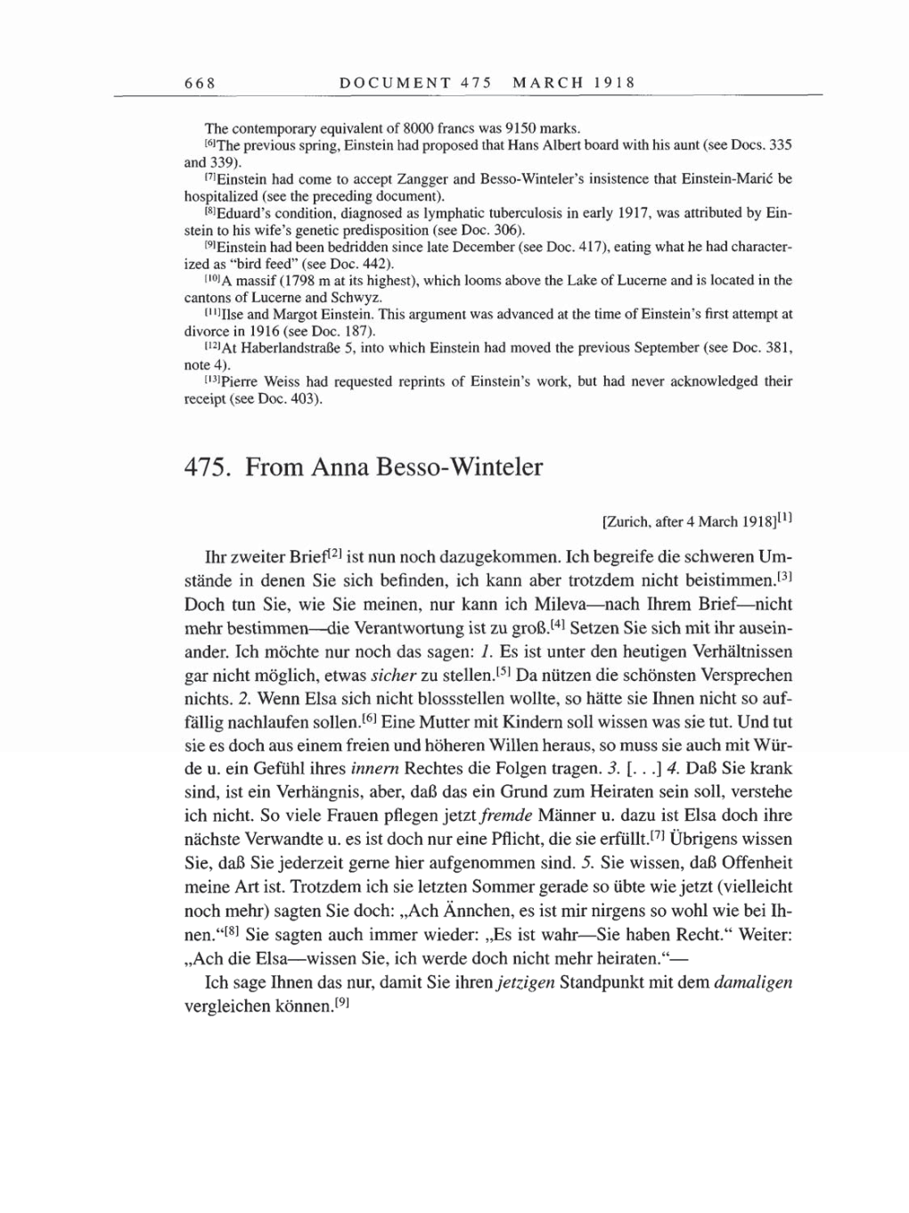Volume 8, Part B: The Berlin Years: Correspondence 1918 page 668