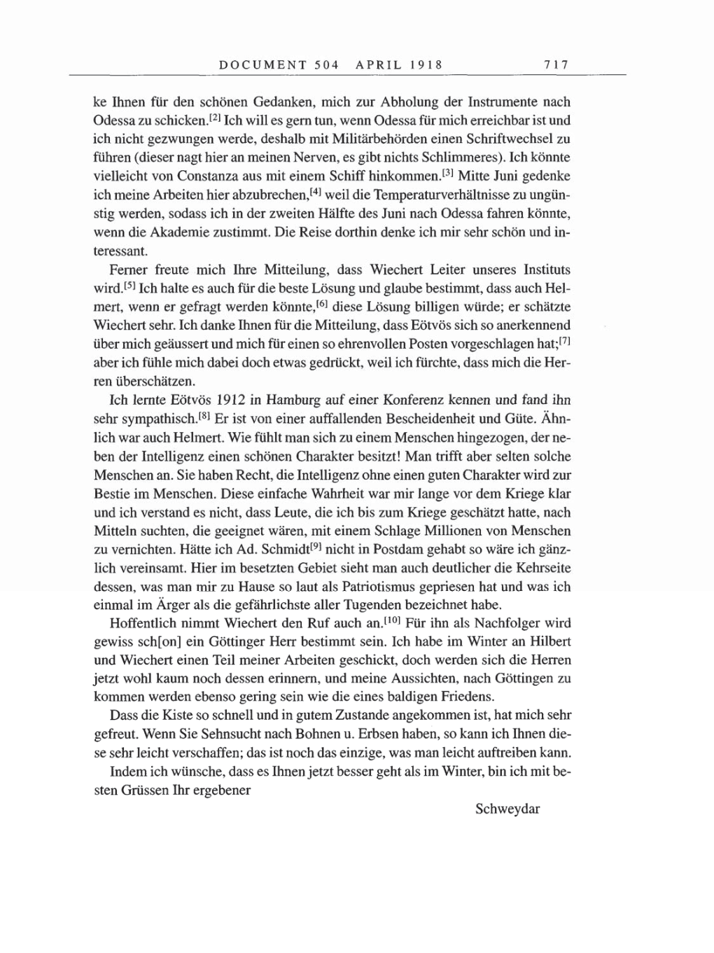 Volume 8, Part B: The Berlin Years: Correspondence 1918 page 717