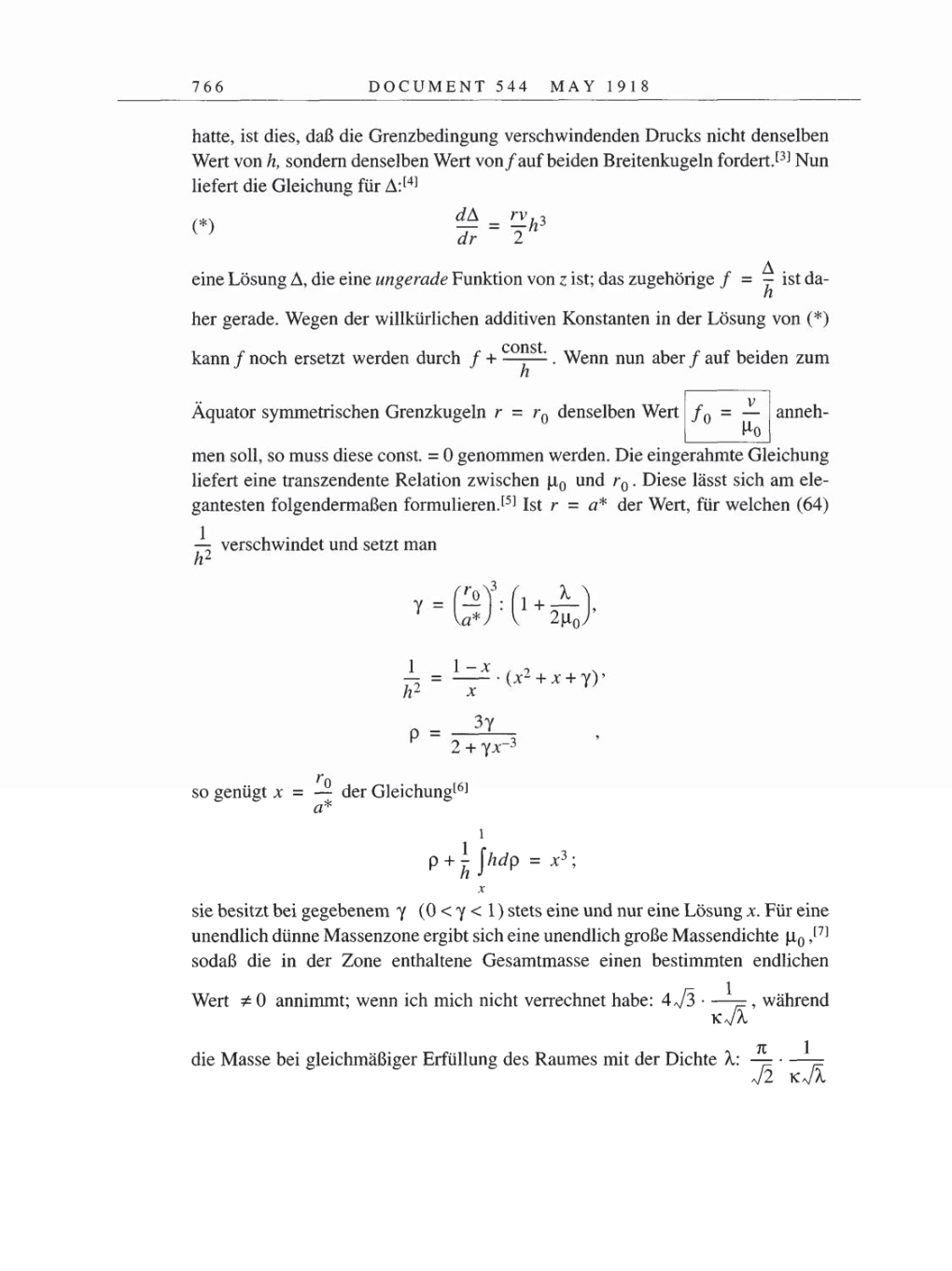 Volume 8, Part B: The Berlin Years: Correspondence 1918 page 766