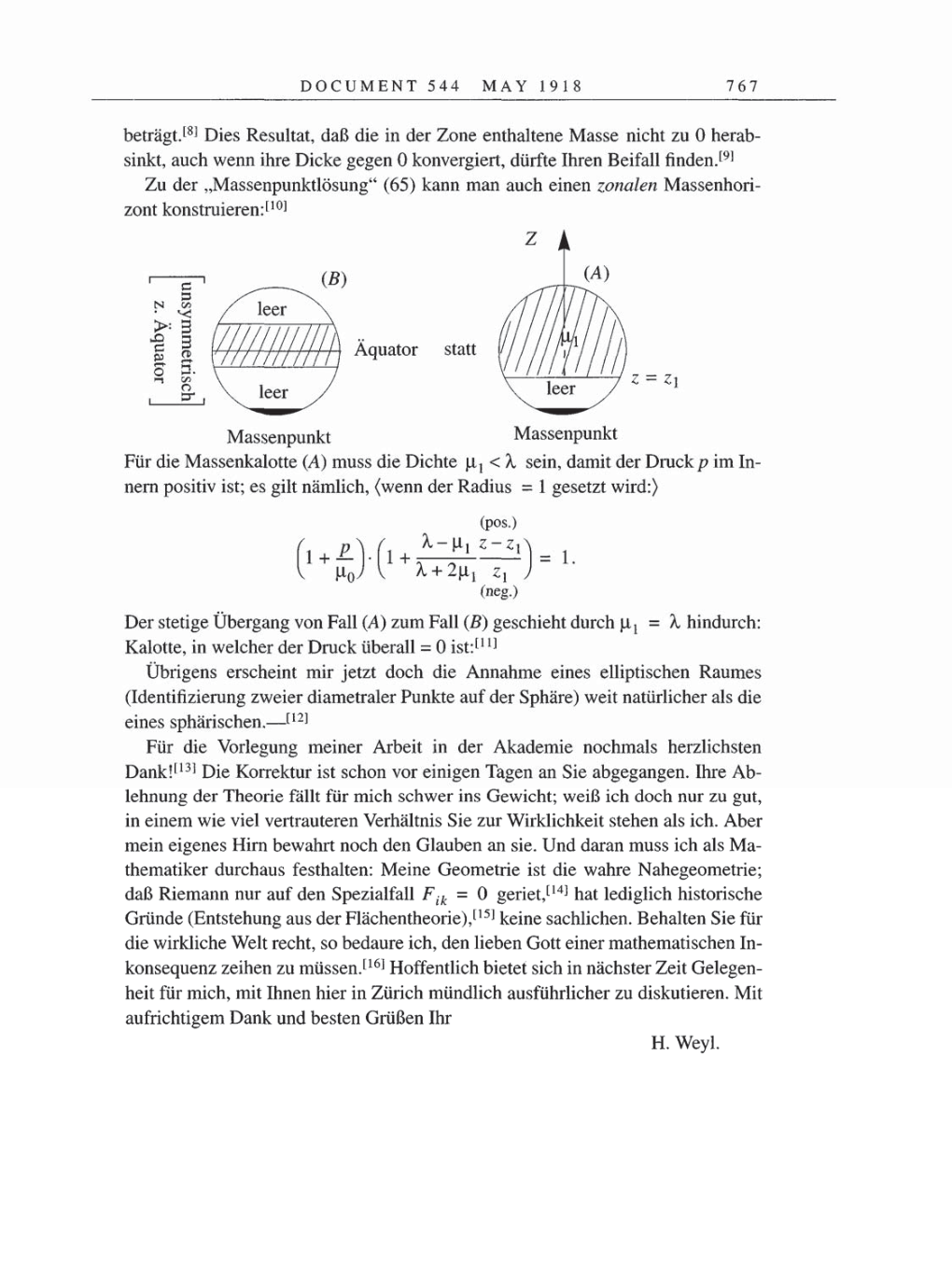 Volume 8, Part B: The Berlin Years: Correspondence 1918 page 767