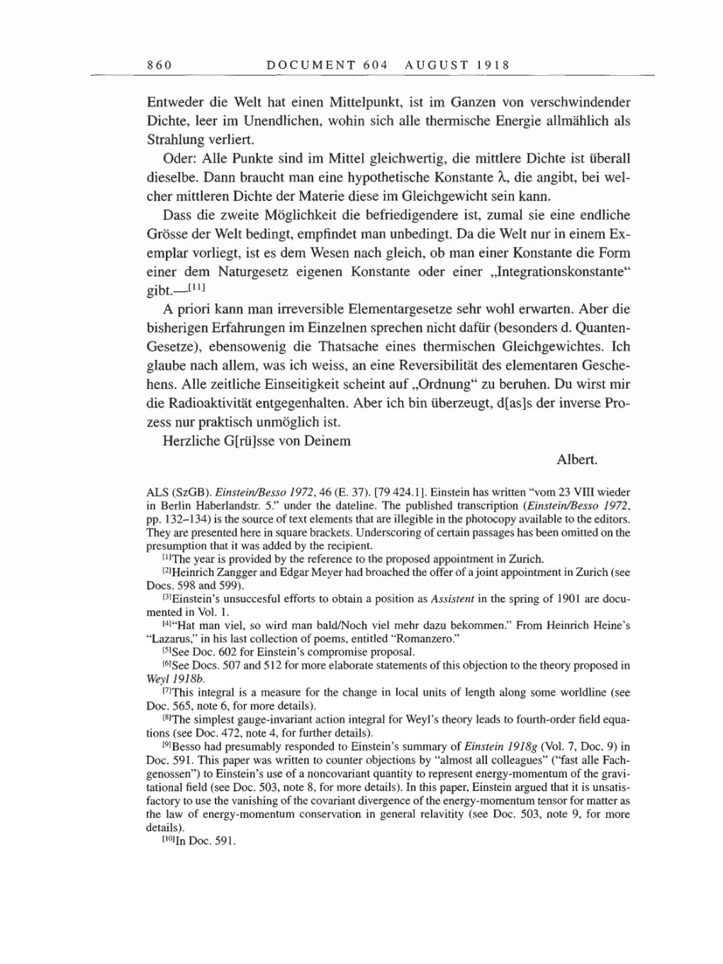 Volume 8, Part B: The Berlin Years: Correspondence 1918 page 860