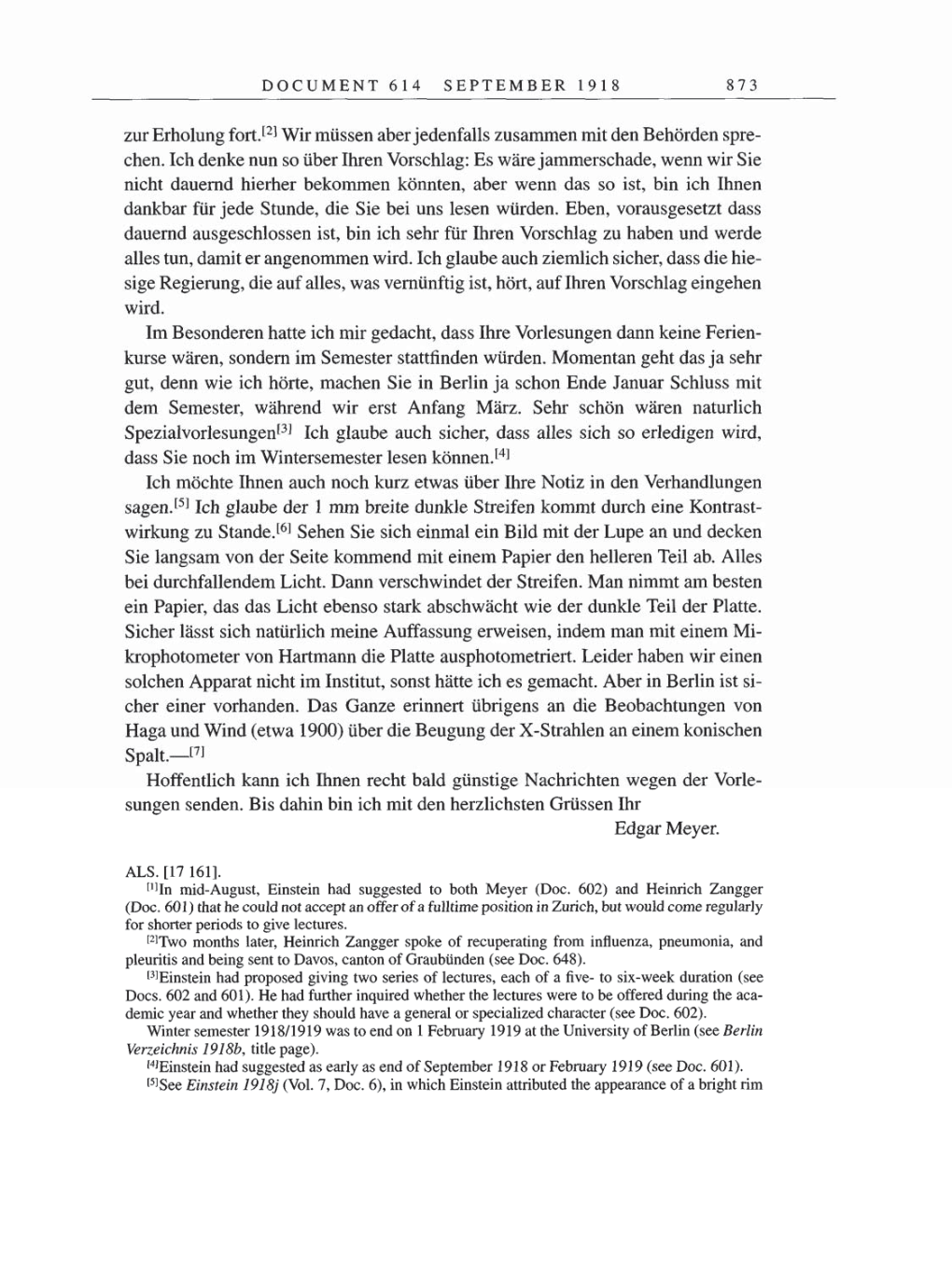 Volume 8, Part B: The Berlin Years: Correspondence 1918 page 873