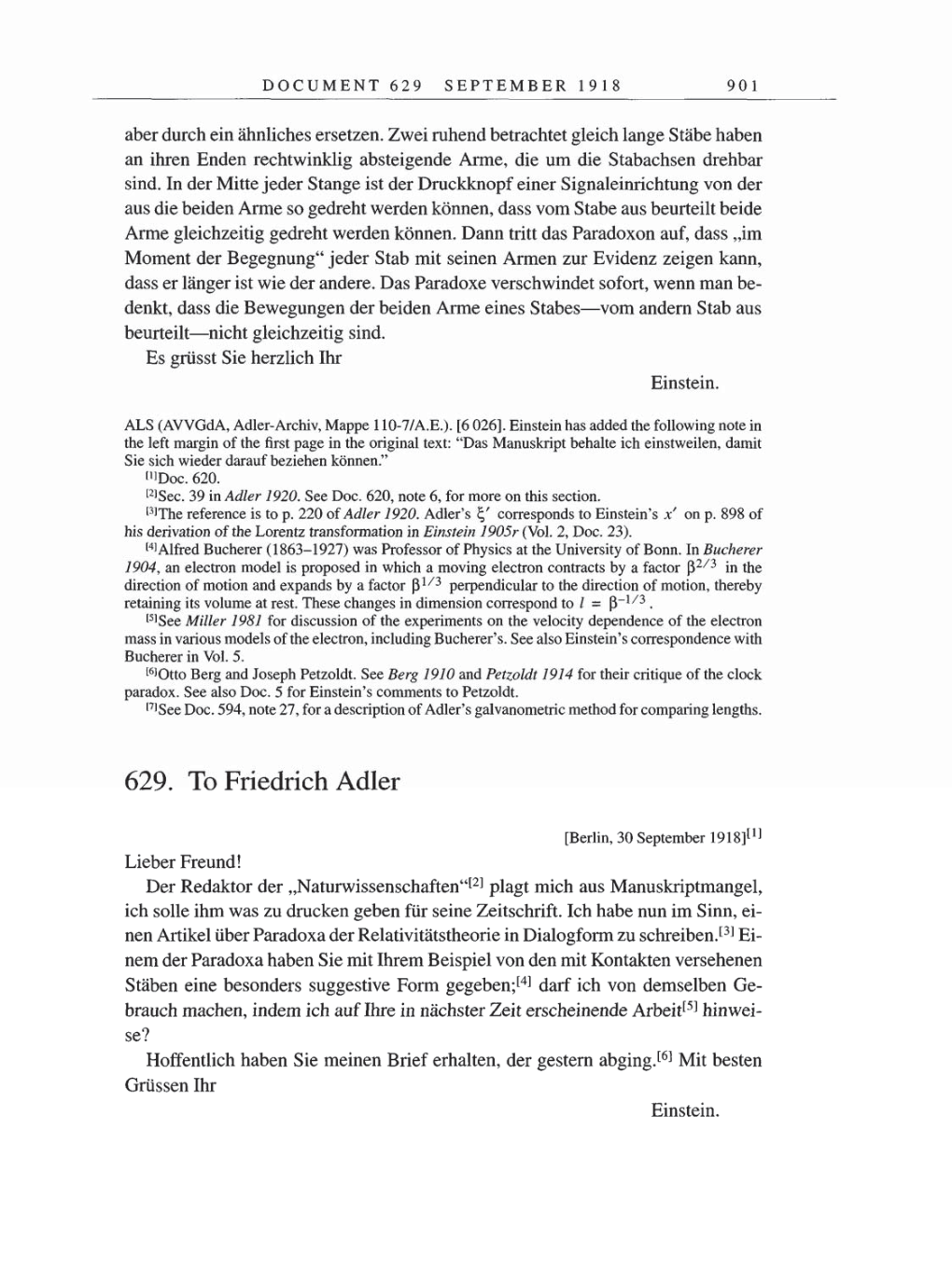Volume 8, Part B: The Berlin Years: Correspondence 1918 page 901