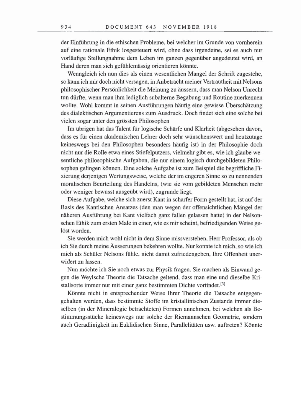 Volume 8, Part B: The Berlin Years: Correspondence 1918 page 934