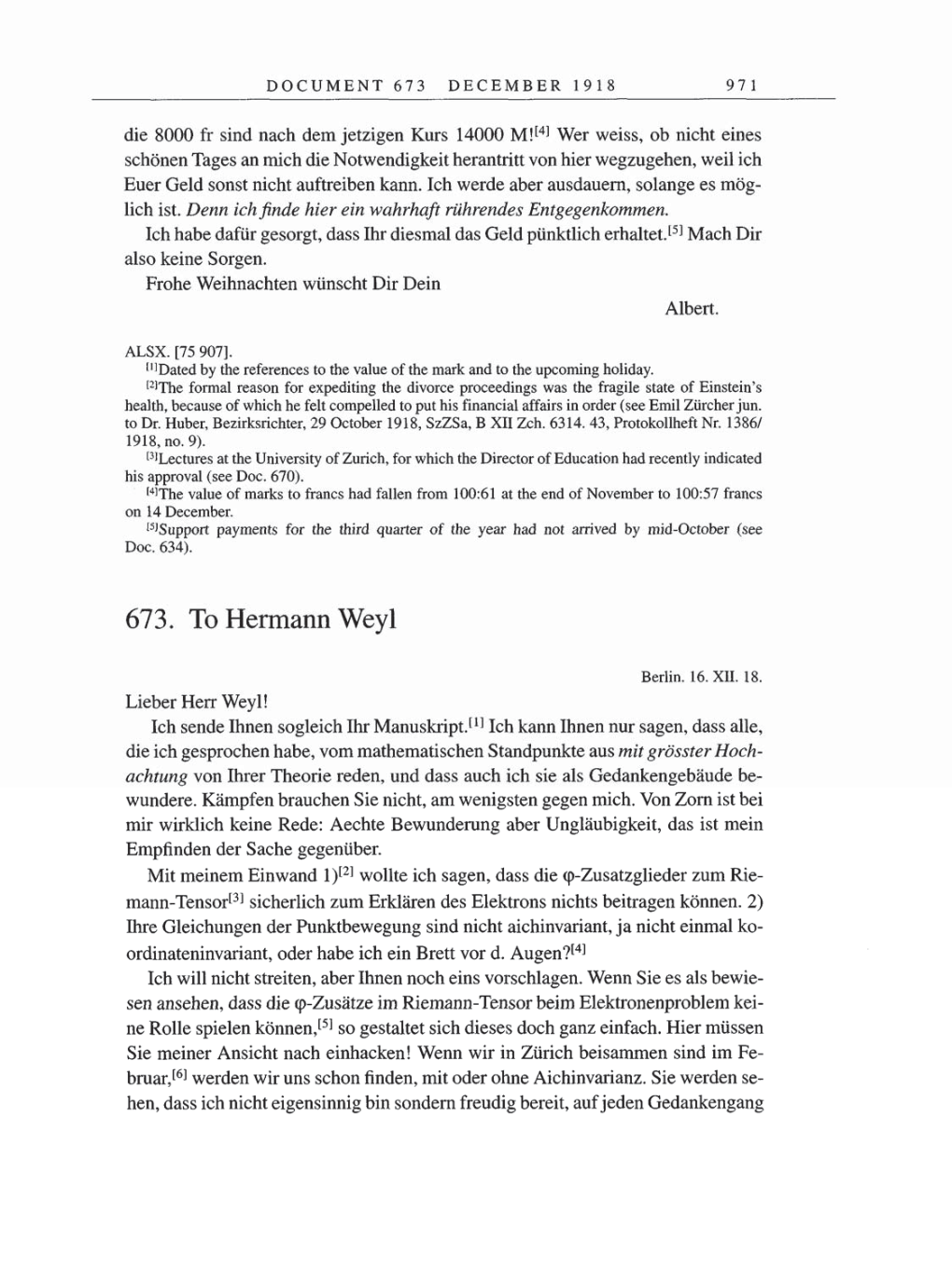 Volume 8, Part B: The Berlin Years: Correspondence 1918 page 971