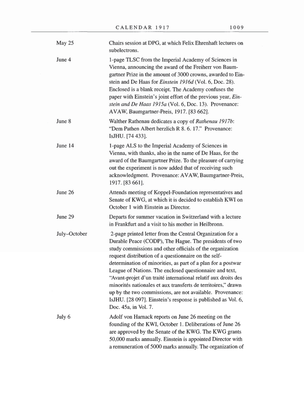 Volume 8, Part B: The Berlin Years: Correspondence 1918 page 1009