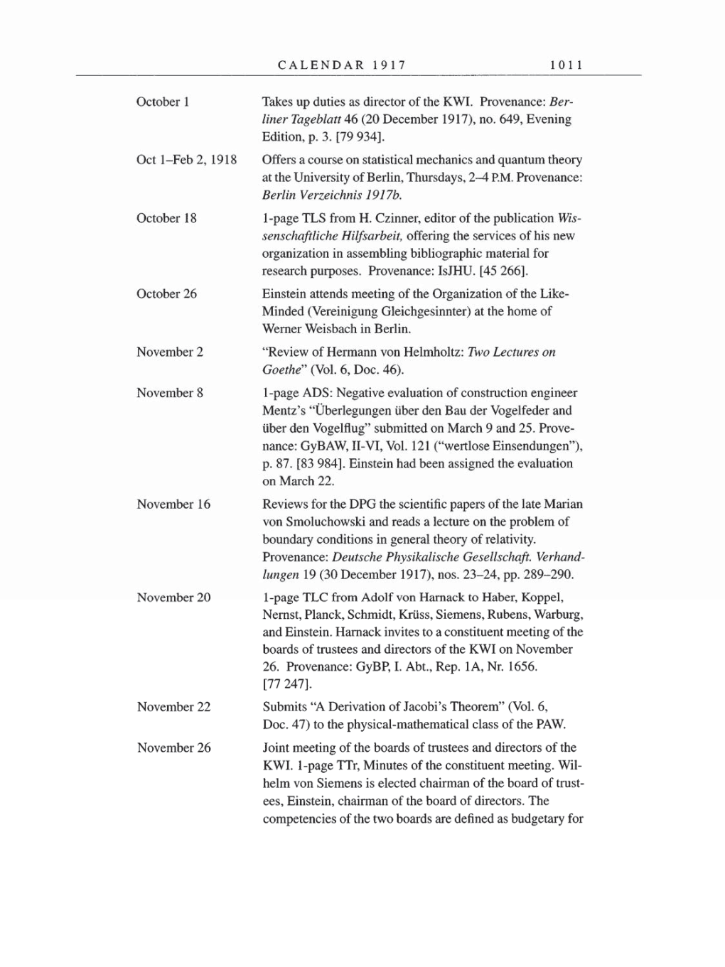 Volume 8, Part B: The Berlin Years: Correspondence 1918 page 1011