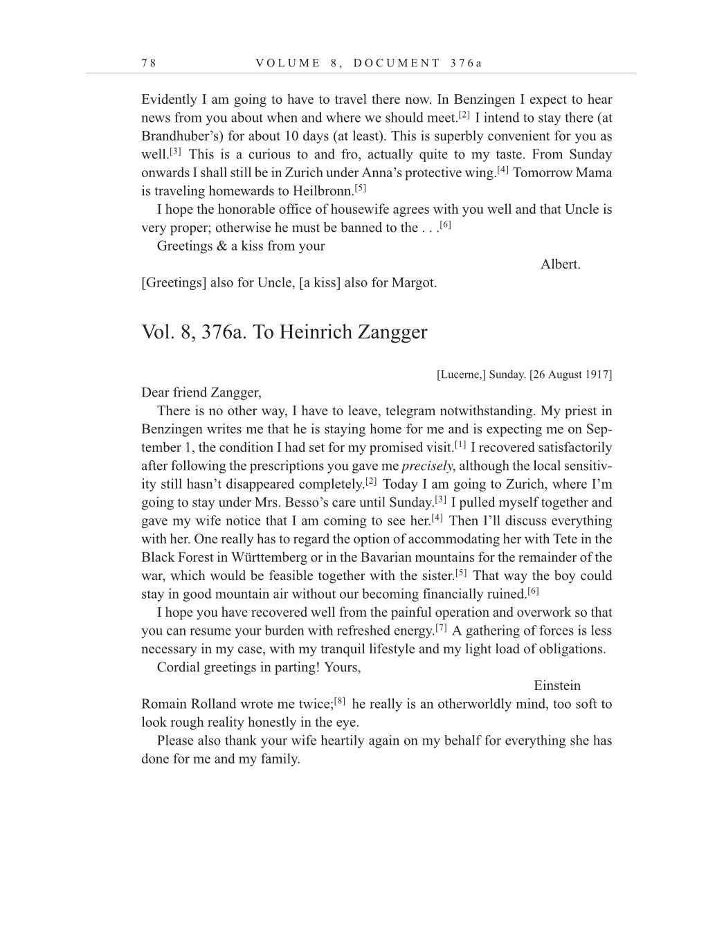 Volume 10: The Berlin Years: Correspondence, May-December 1920, and Supplementary Correspondence, 1909-1920 (English translation supplement) page 78