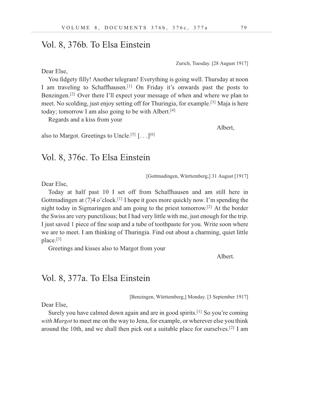 Volume 10: The Berlin Years: Correspondence, May-December 1920, and Supplementary Correspondence, 1909-1920 (English translation supplement) page 79