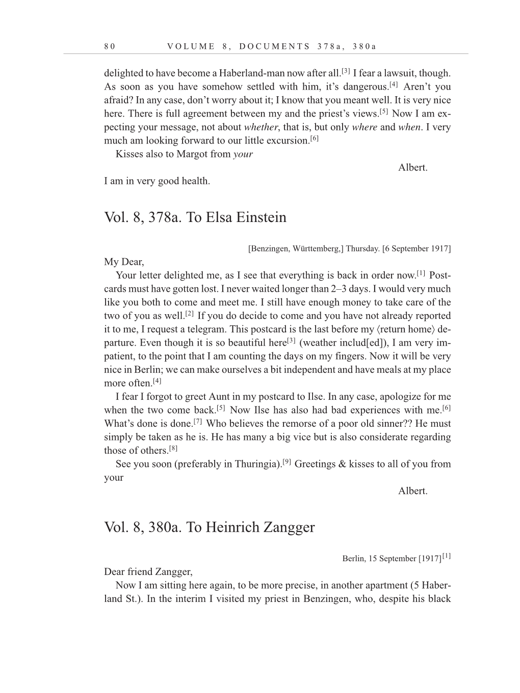 Volume 10: The Berlin Years: Correspondence, May-December 1920, and Supplementary Correspondence, 1909-1920 (English translation supplement) page 80