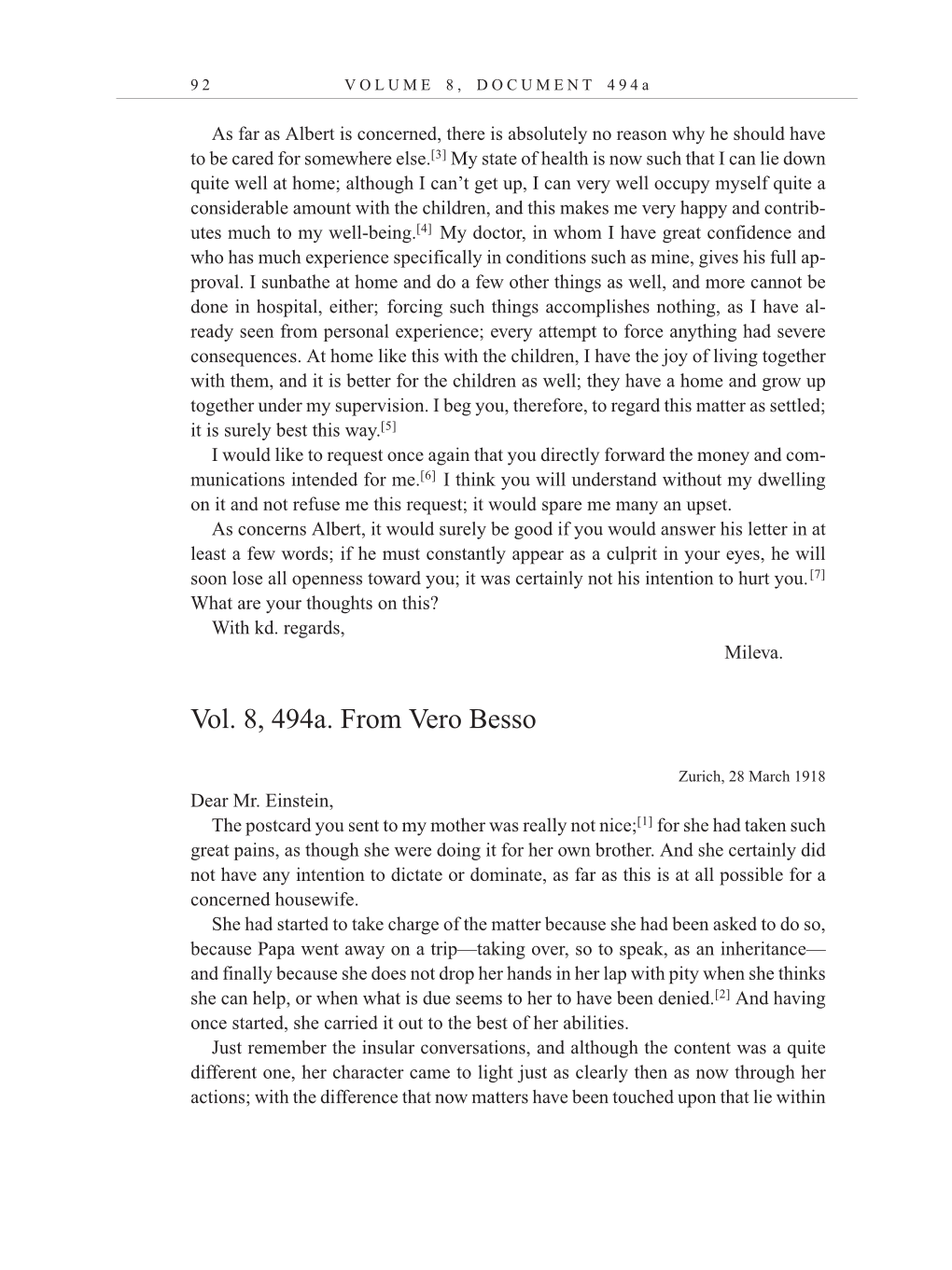 Volume 10: The Berlin Years: Correspondence, May-December 1920, and Supplementary Correspondence, 1909-1920 (English translation supplement) page 92