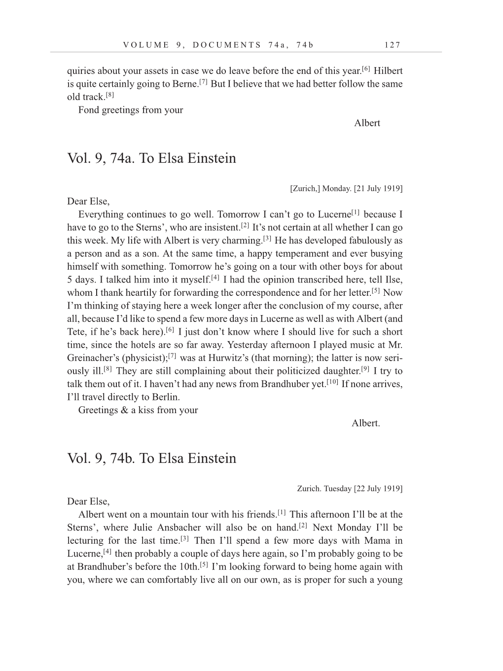 Volume 10: The Berlin Years: Correspondence, May-December 1920, and Supplementary Correspondence, 1909-1920 (English translation supplement) page 127