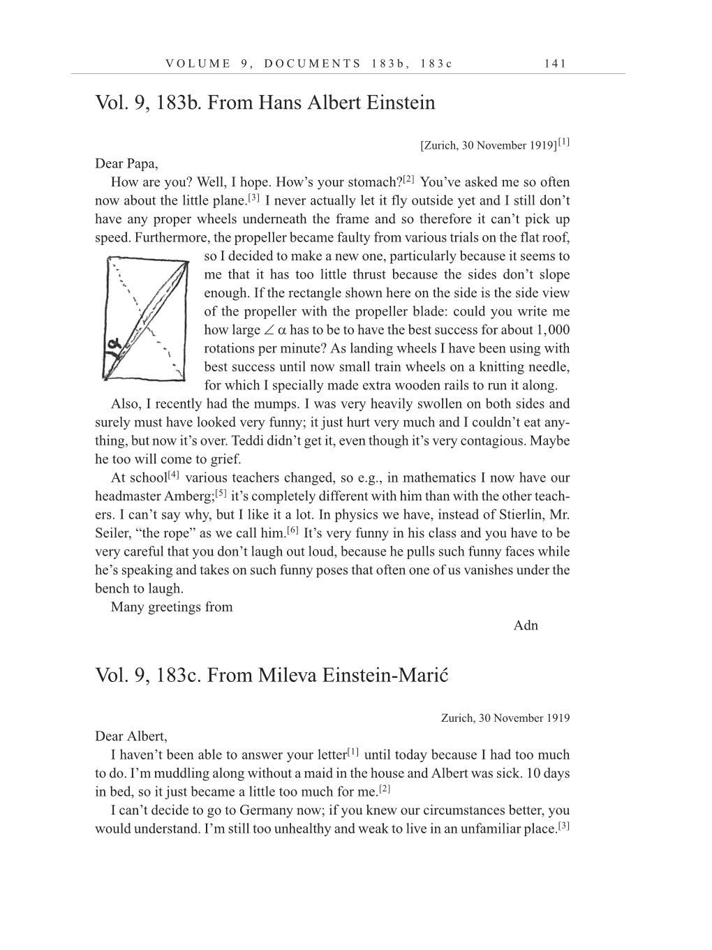 Volume 10: The Berlin Years: Correspondence, May-December 1920, and Supplementary Correspondence, 1909-1920 (English translation supplement) page 141