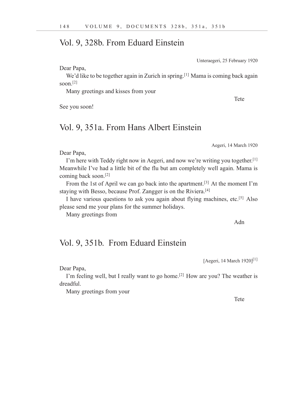 Volume 10: The Berlin Years: Correspondence, May-December 1920, and Supplementary Correspondence, 1909-1920 (English translation supplement) page 148