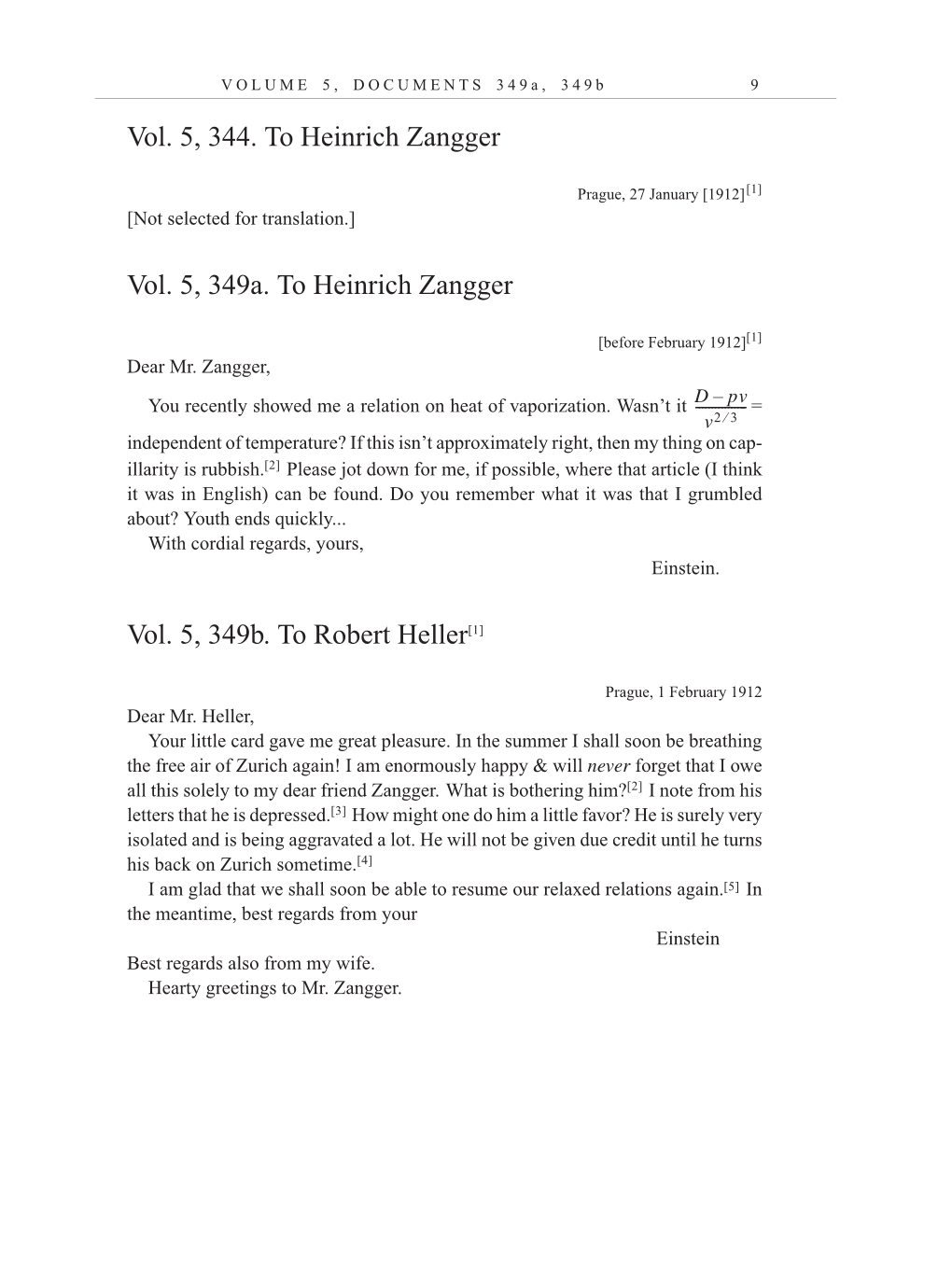 Volume 10: The Berlin Years: Correspondence, May-December 1920, and Supplementary Correspondence, 1909-1920 (English translation supplement) page 9