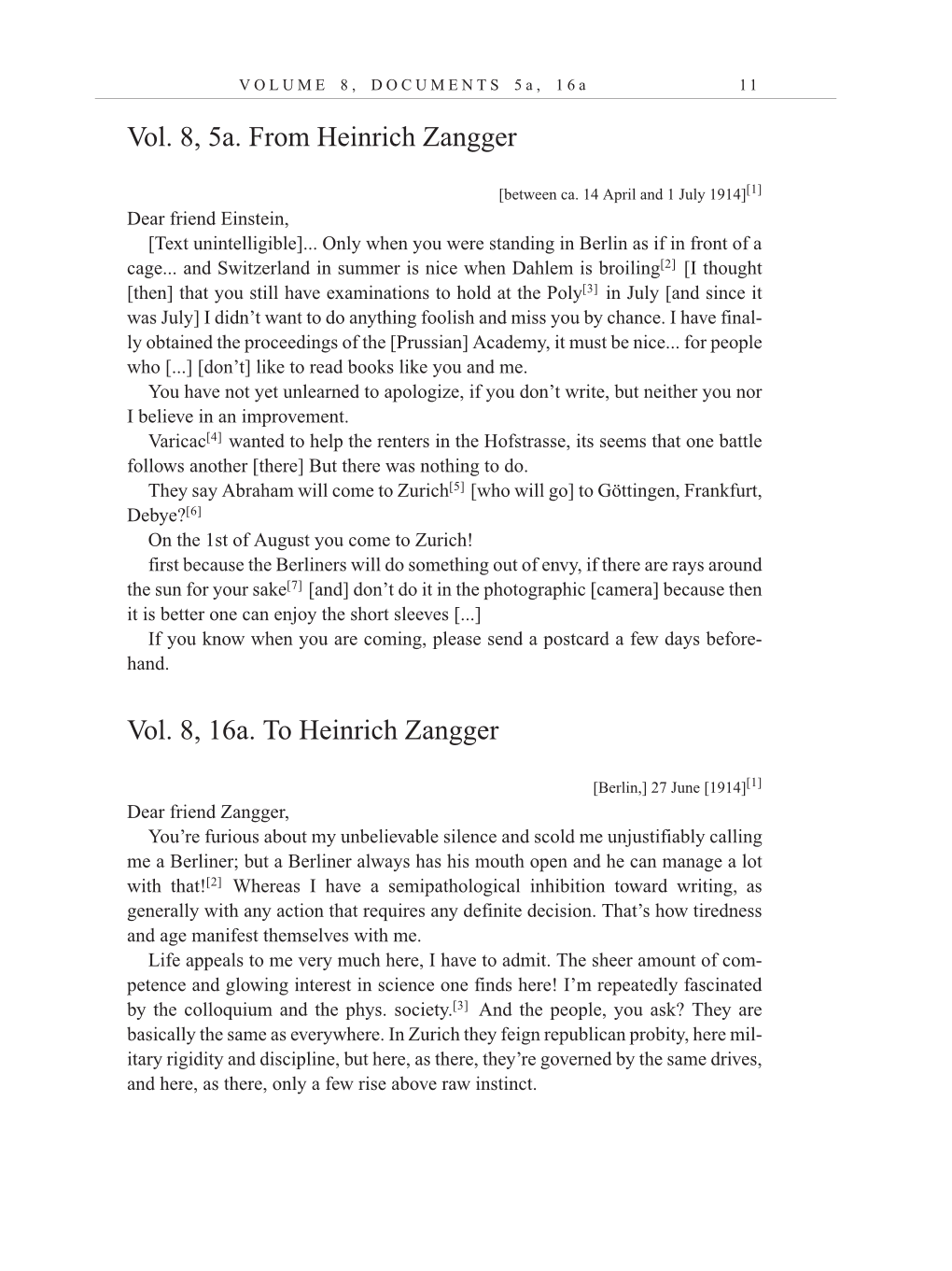 Volume 10: The Berlin Years: Correspondence, May-December 1920, and Supplementary Correspondence, 1909-1920 (English translation supplement) page 11
