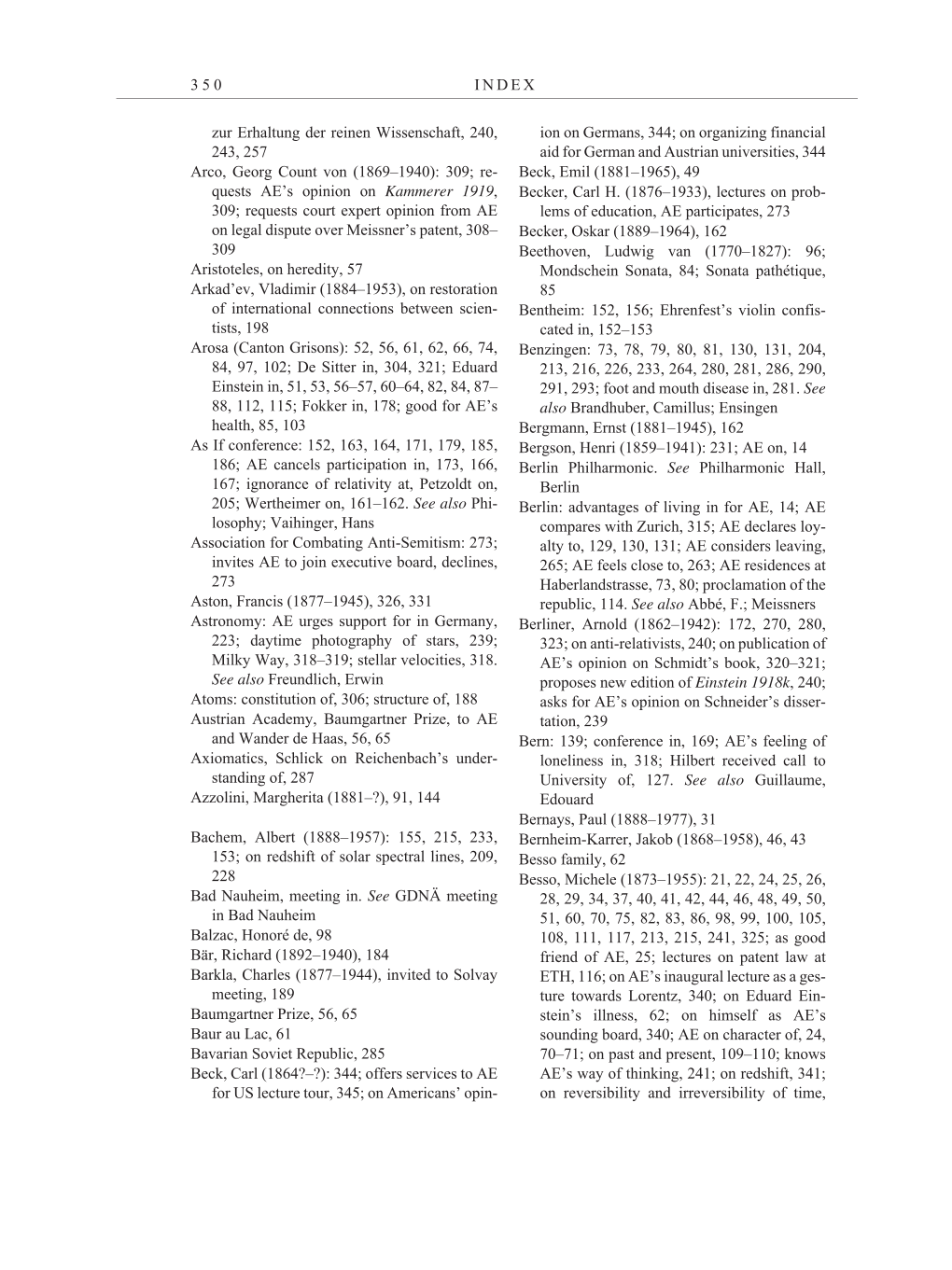 Volume 10: The Berlin Years: Correspondence, May-December 1920, and Supplementary Correspondence, 1909-1920 (English translation supplement) page 350