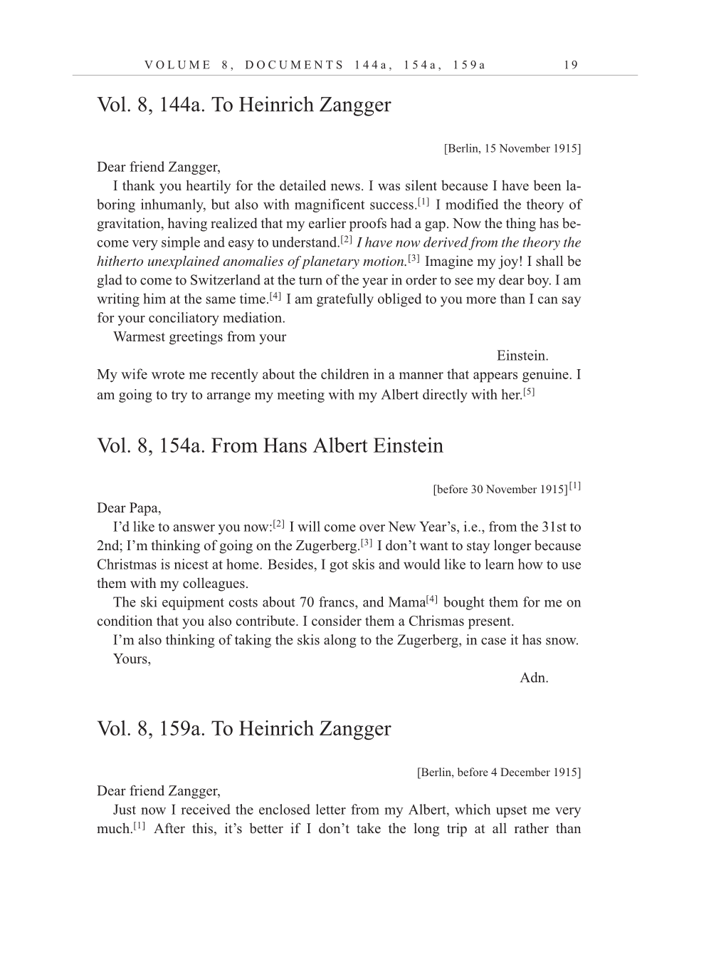 Volume 10: The Berlin Years: Correspondence, May-December 1920, and Supplementary Correspondence, 1909-1920 (English translation supplement) page 19