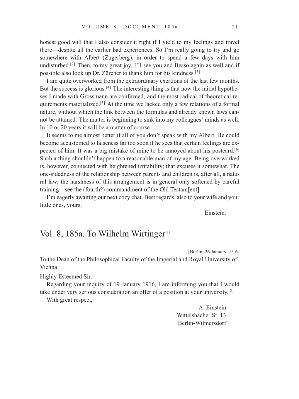 Volume 10: The Berlin Years: Correspondence, May-December 1920, and Supplementary Correspondence, 1909-1920 (English translation supplement) page 21
