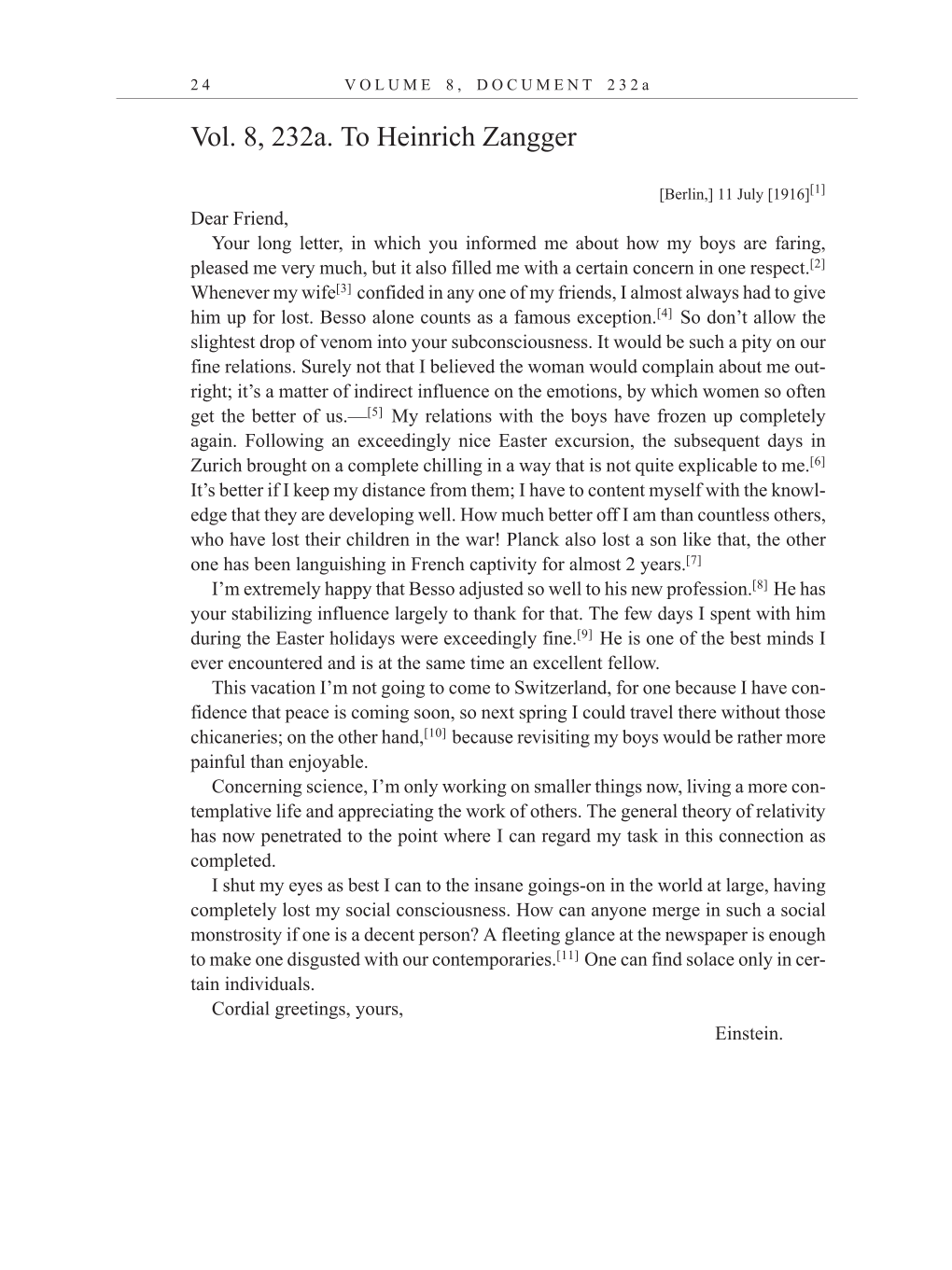 Volume 10: The Berlin Years: Correspondence, May-December 1920, and Supplementary Correspondence, 1909-1920 (English translation supplement) page 24