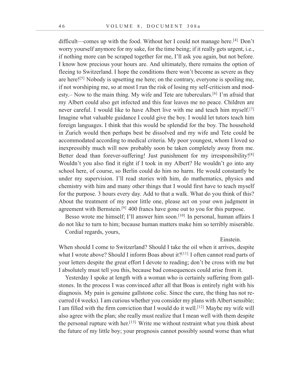 Volume 10: The Berlin Years: Correspondence, May-December 1920, and Supplementary Correspondence, 1909-1920 (English translation supplement) page 46